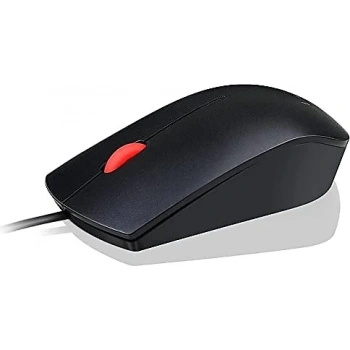 Lenovo 5266214 Essential Fare, 3 Düğmeli, Kablolu USB, Siyah