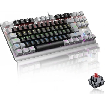 LENOVO Lecoo Gk304 Red Switch Rgb Mekanik Türkçe Q Gri Gaming (OYUNCU) Klavye