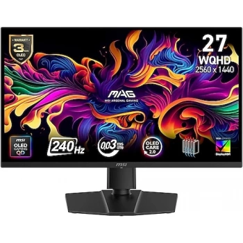 MSI MAG 271QP QD-OLED X24 27 0.03 ms 2K Pivot 240 Hz Oyuncu Monitörü