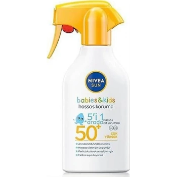 Nivea Sun Bebek ve Çocuk 270 ml 50 Faktör Güneş Spreyi