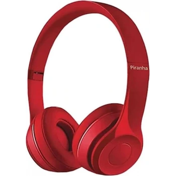 Piranha 2102 Kırmızı Mikrofonlu Kulak Üstü Kulaklık