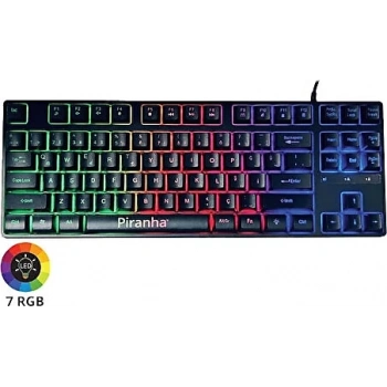 Piranha 2350 RGB Kablolu Oyuncu Klavyesi