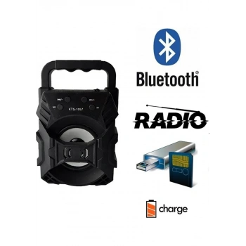 Polygold KTX-1057 Işıklı Ses Bombası Bluetooth Hoparlör