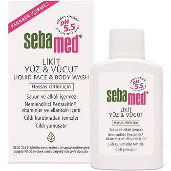 Sebamed Likit 20 ml Yüz ve Vücut Temizleme Jeli