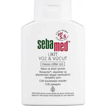 Sebamed Likit 200 ml Yüz ve Vücut Temizleme Jeli
