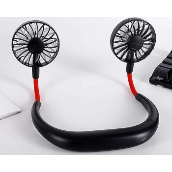 Torima F-04 Siyah Şarjlı boyun Vantilatörü