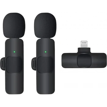 Torima K9 2li Lightning Kablosuz Yaka Mikrofonu