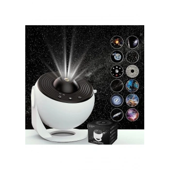 Wezone Gece Gökyüzü Projeksiyon Lambası - 12 Hd Film, Taşınabilir Ve Kullanımı Kolay, Ev Ve Yaşam