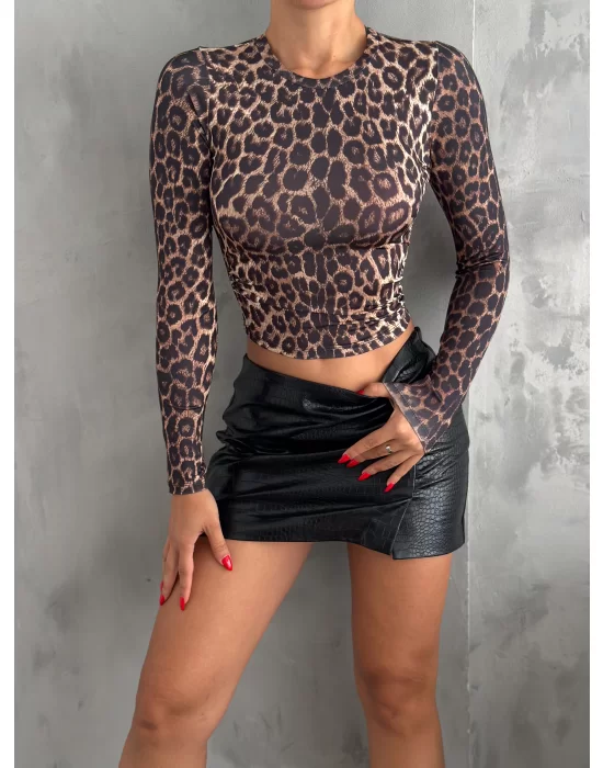 YAN BÜZGÜLÜ CROP LEOPAR