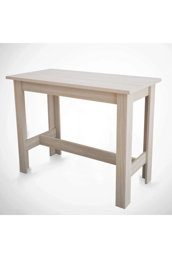 Pasific Home Barra Bar Masası Yüksek Yemek Masası, Meşe, 120x60