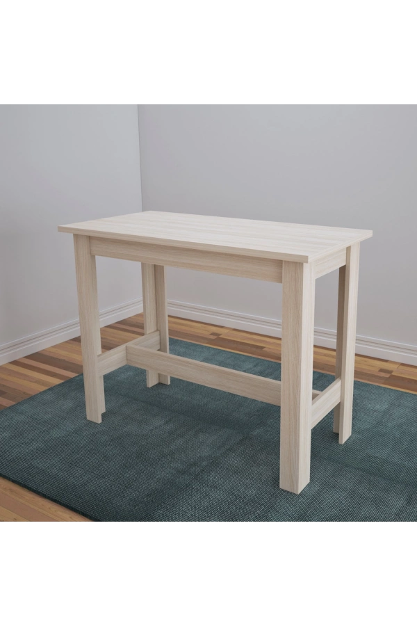 Pasific Home Barra Bar Masası Yüksek Yemek Masası, Meşe, 120x60