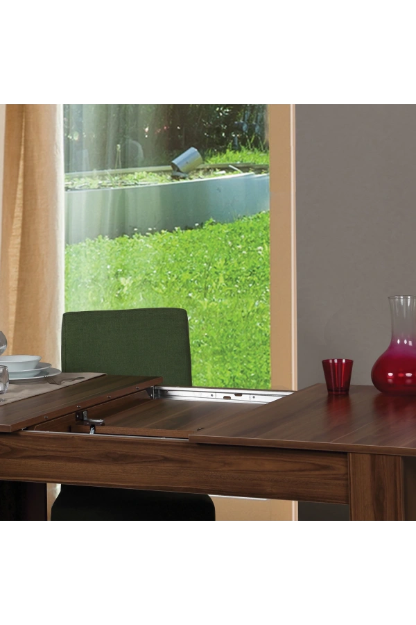 Pasific Home Bois Açılır Yemek Masası, Ceviz