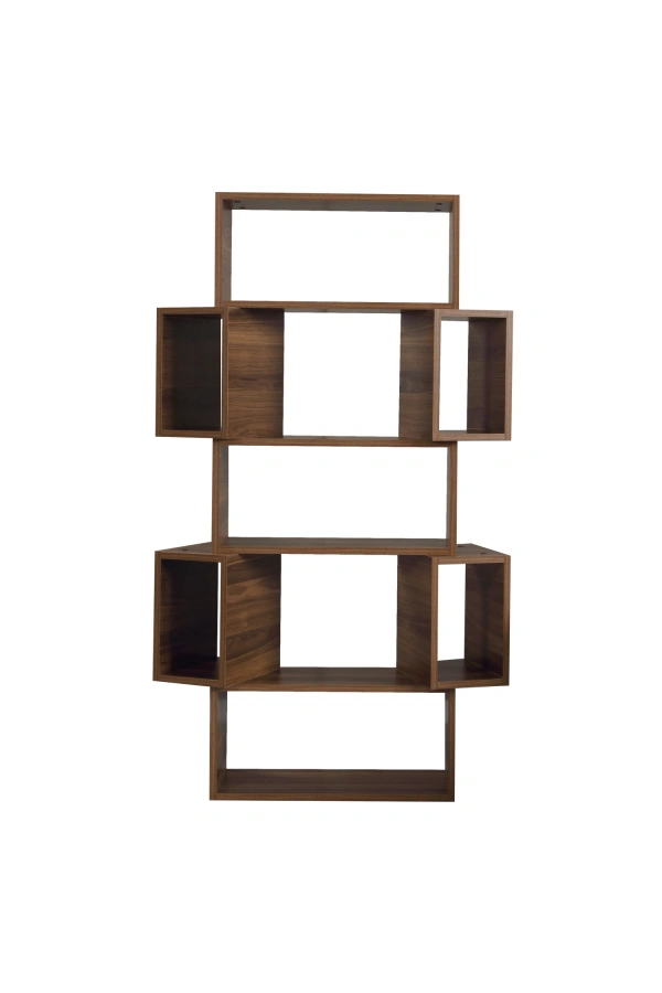 Pasific Home Box Hareketli Kutulu Raflı Kitaplık,Ceviz