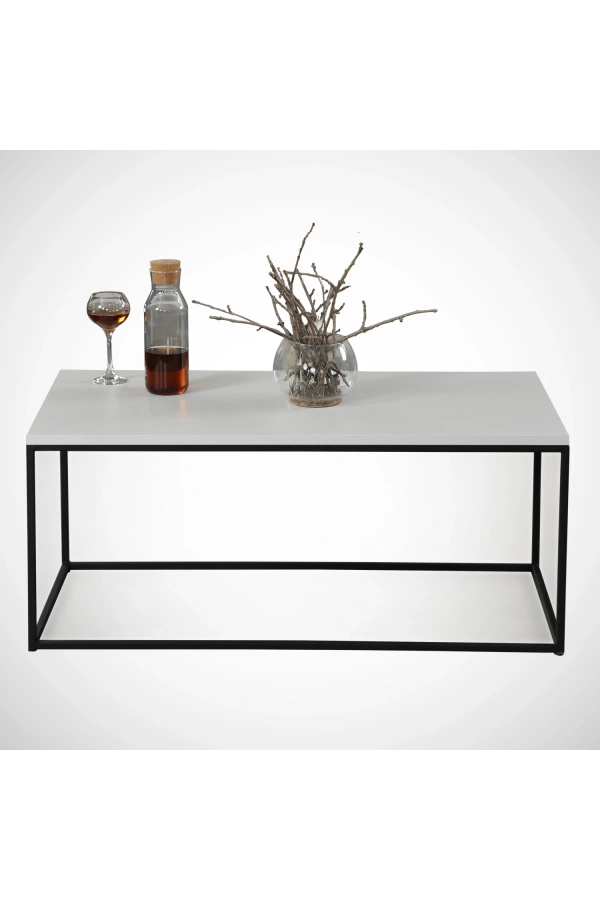 Pasific Home Cosco Dikdörtgen Orta Sehpa ,Ahşap Beyaz