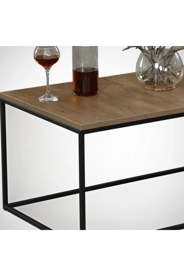 Pasific Home Cosco Dikdörtgen Orta Sehpa ,Koyu Meşe