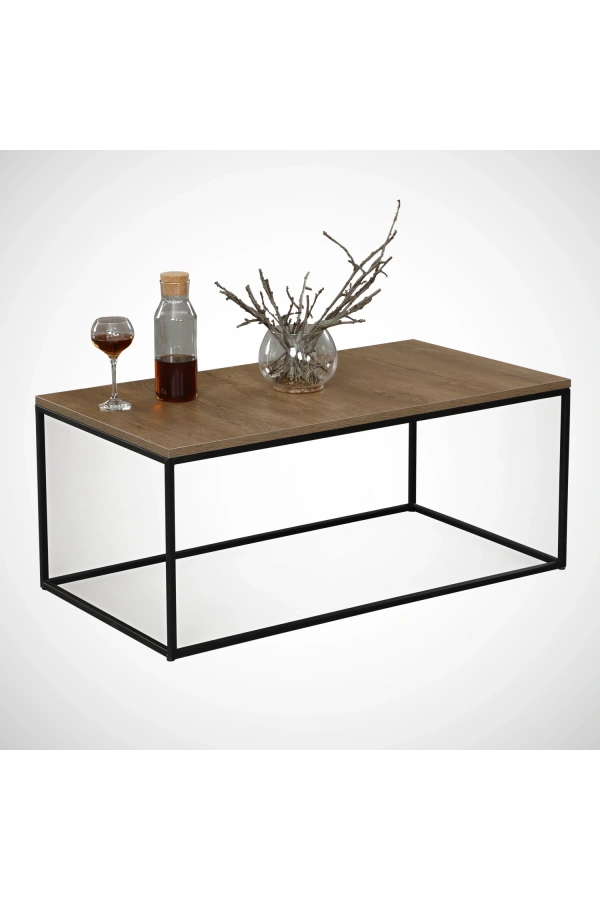 Pasific Home Cosco Dikdörtgen Orta Sehpa ,Koyu Meşe