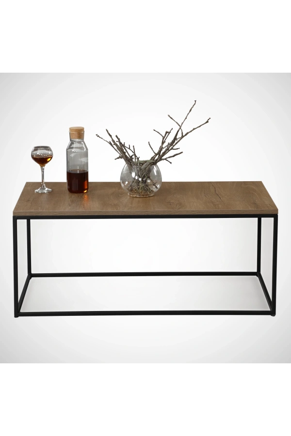 Pasific Home Cosco Dikdörtgen Orta Sehpa ,Koyu Meşe