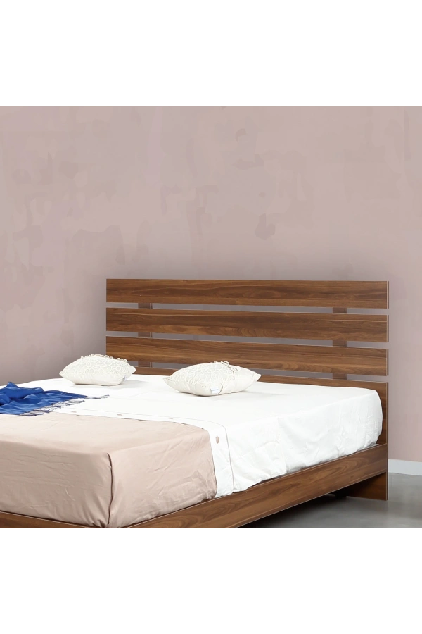 Pasific Home Huga Çift Kişilik 140 X 190 Başlıklı Karyola, Ceviz