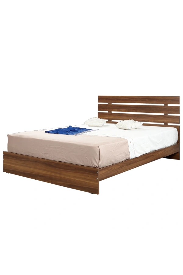Pasific Home Huga Çift Kişilik 160 X 200 Başlıklı Karyola, Ceviz