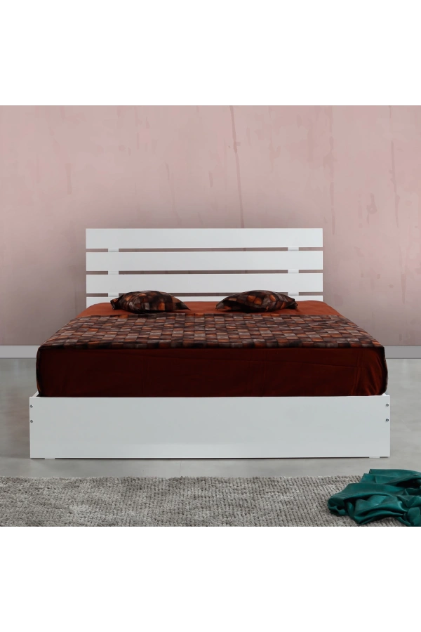 Pasific Home Huga Çift Kişilik Karyola, Beyaz, 150X200