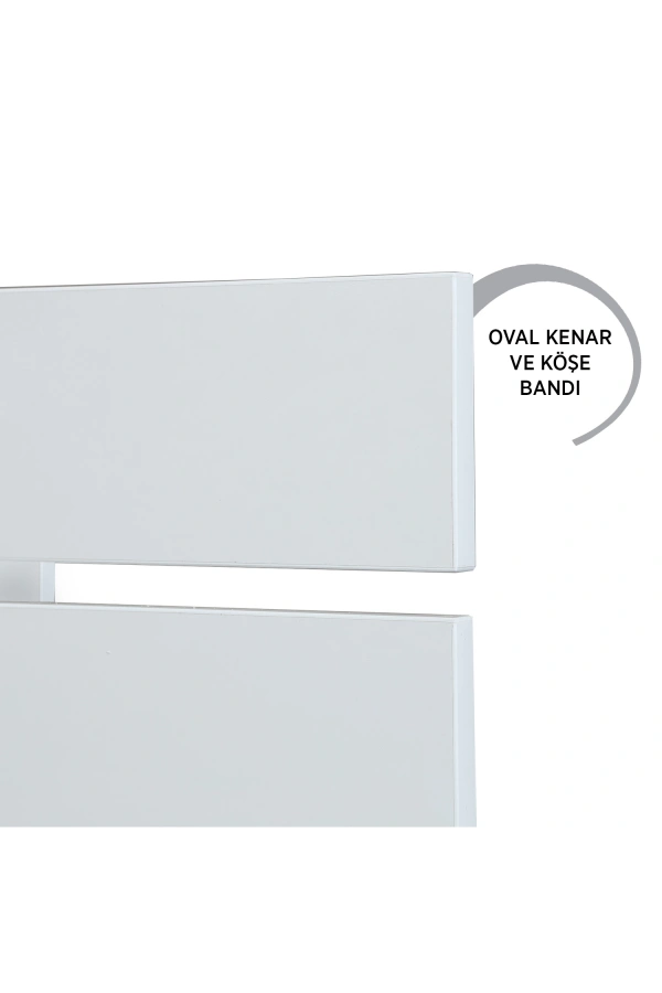 Pasific Home Huga Çift Kişilik Beyaz Yatak Başlığı 180lk / 180 cm Baza Başlık