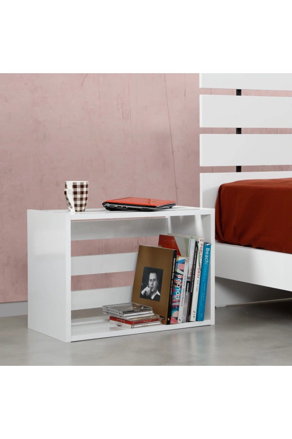 Pasific Home Huga Komodin ,Parlak Beyaz