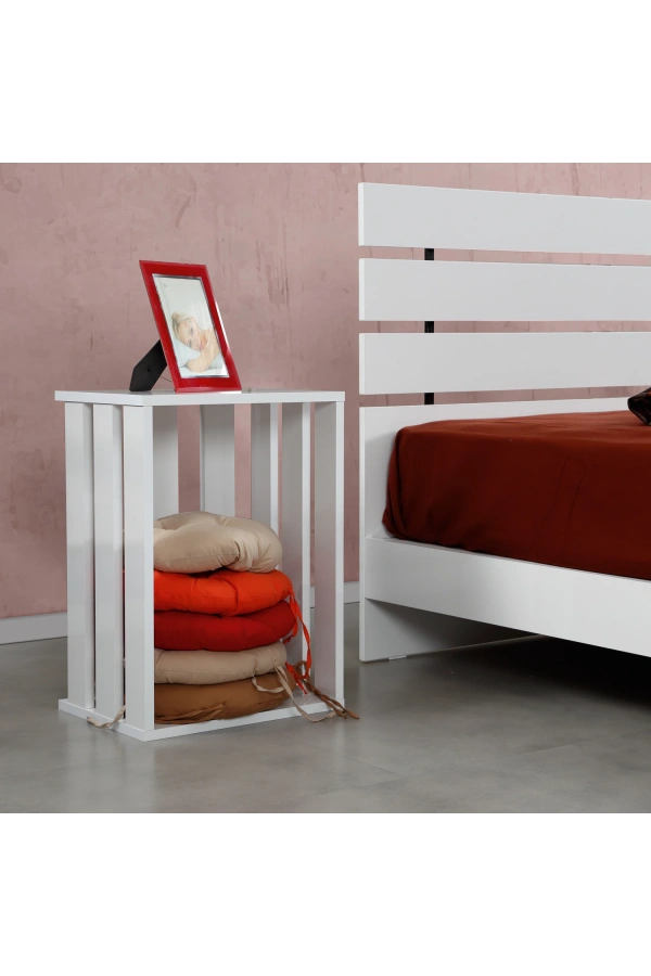 Pasific Home Huga Komodin ,Parlak Beyaz