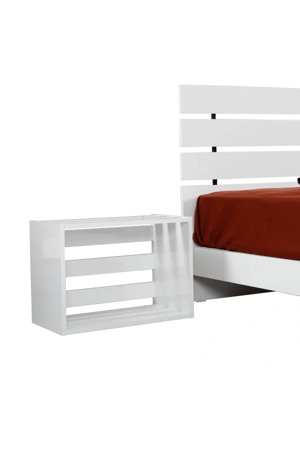 Pasific Home Huga Komodin ,Parlak Beyaz