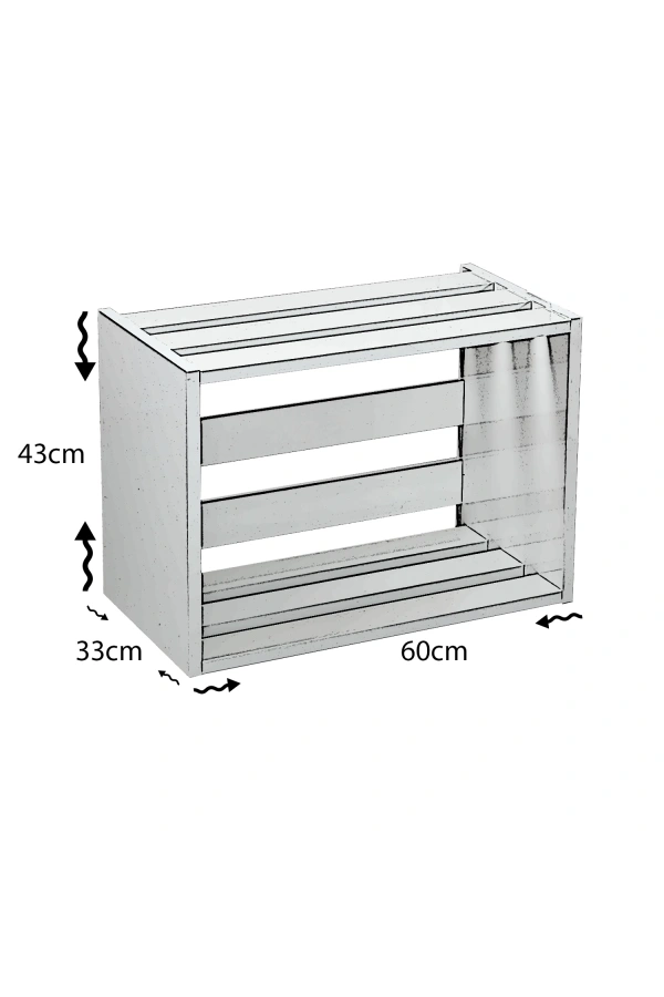 Pasific Home Huga Komodin ,Parlak Beyaz