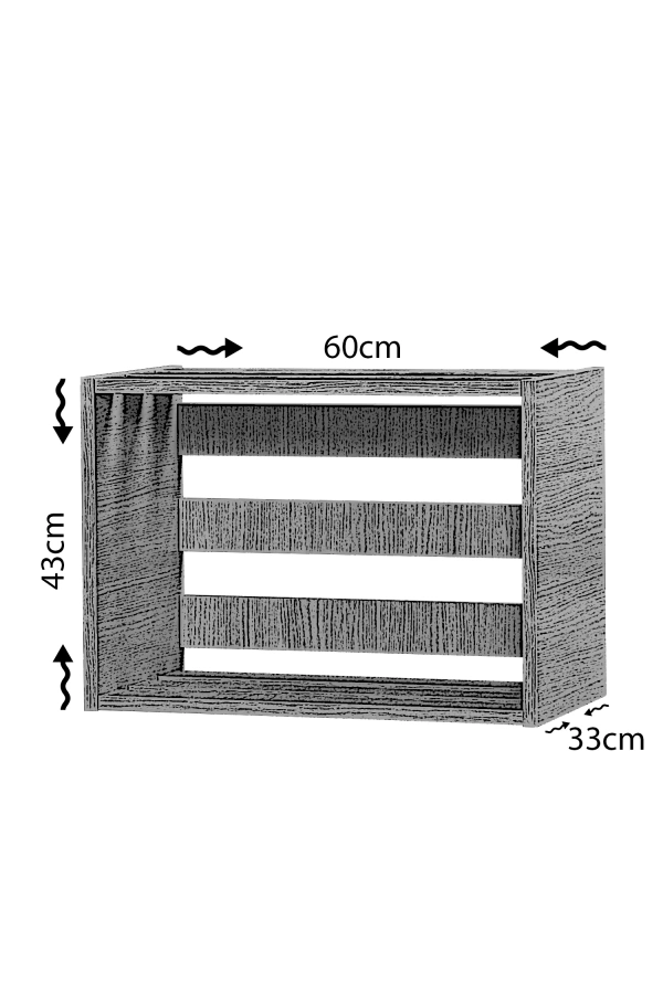 Pasific Home Huga Komodin ,Meşe