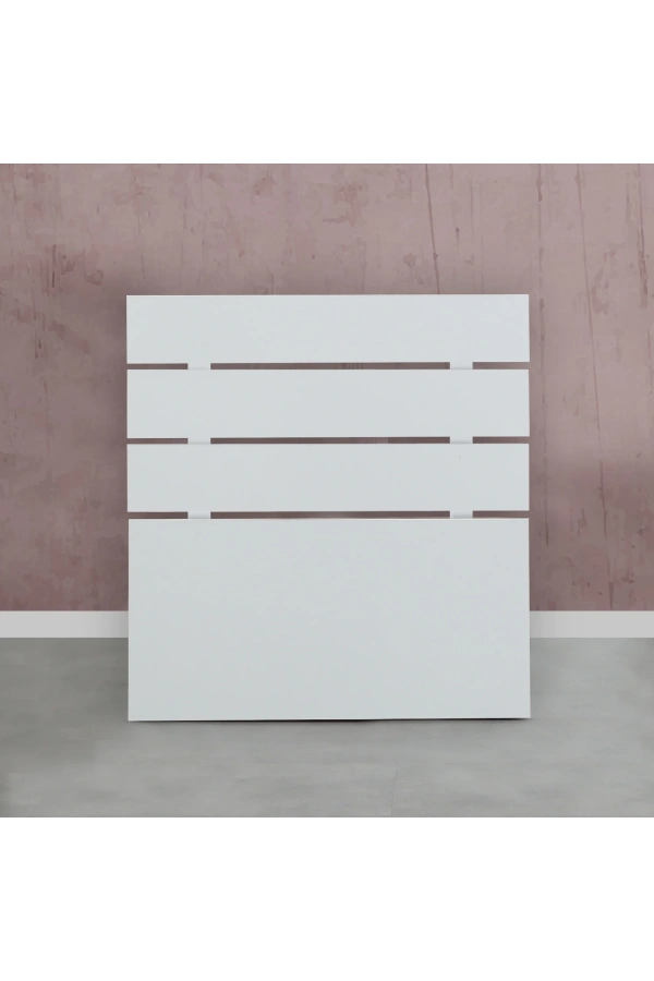 Pasific Home Huga Tek Kişilik Beyaz Yatak Başlığı 90lk / 90 cm Baza Başlık