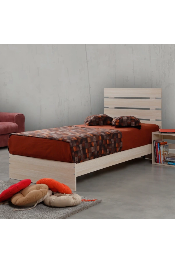 Pasific Home Huga Tek Kişilik Karyola, Meşe, 120X200