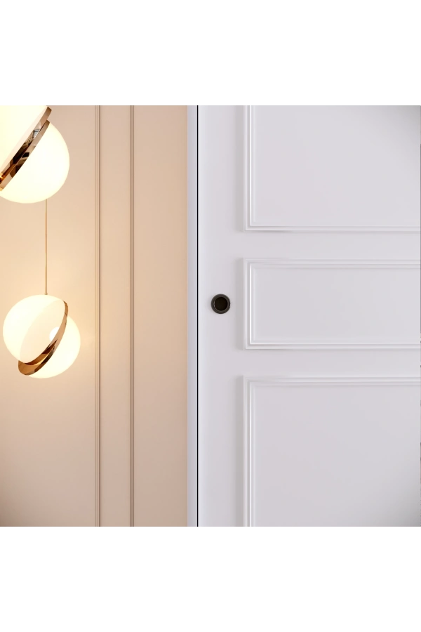 Pasific Home Martin 2 Kapaklı Sürgülü Gardırop Elbise Dolabı,150 cm, Parlak Beyaz