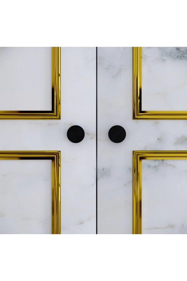 Pasific Home Martin 3 Kapaklı Gardırop Elbise Dolabı, Beyaz& Beyaz Mermer