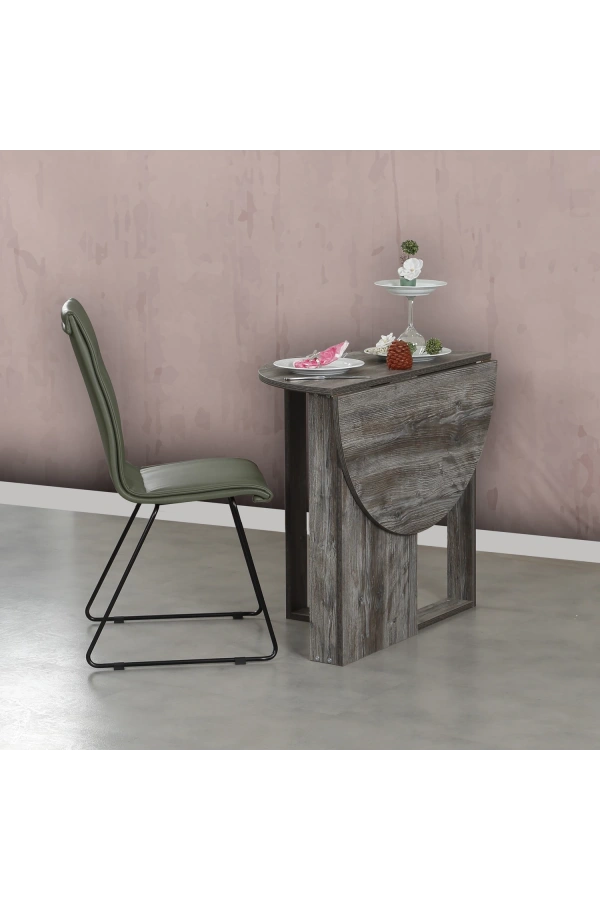 Pasific Home Middle Pratik Katlanır Masa, Beyaz Çam