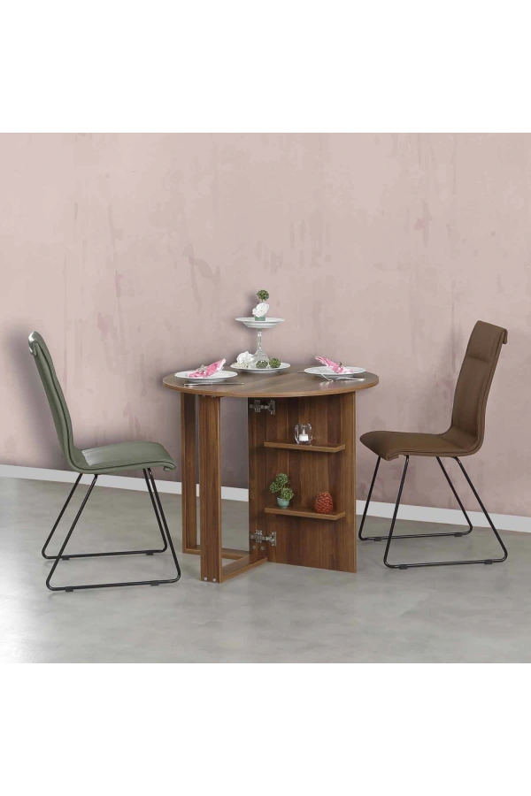 Pasific Home Middle Pratik Katlanır Masa, Ceviz