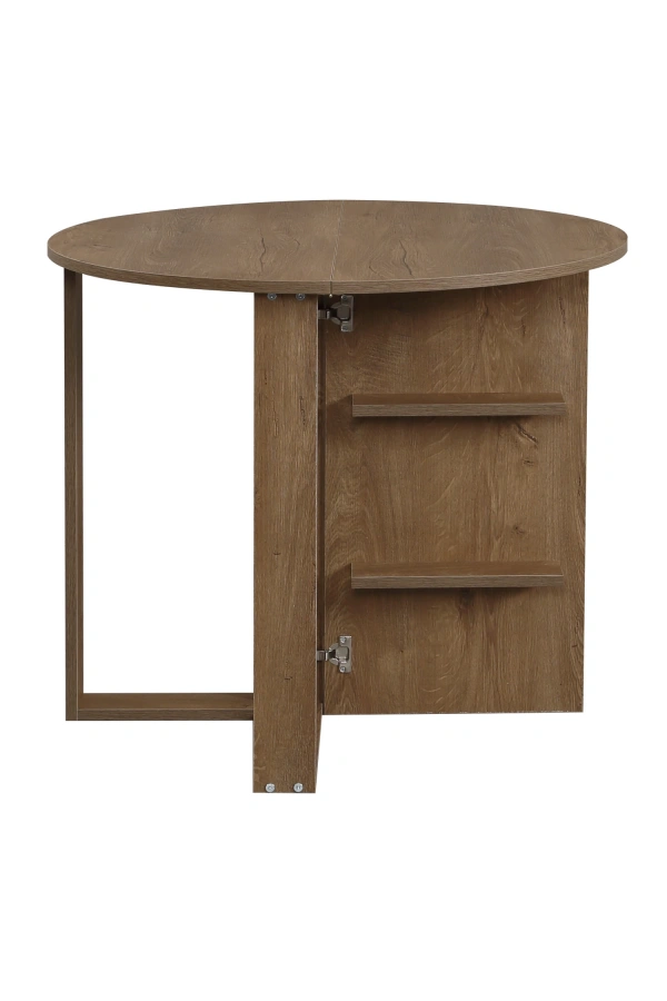 Pasific Home Middle Pratik Katlanır Masa, Koyu Meşe