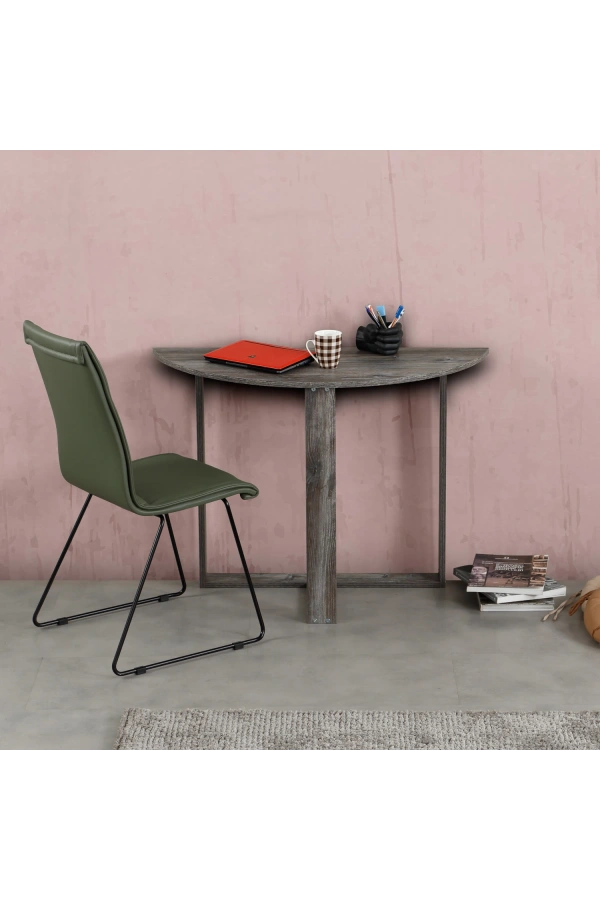 Pasific Home Middle Yuvarlak Masa, Beyaz Çam