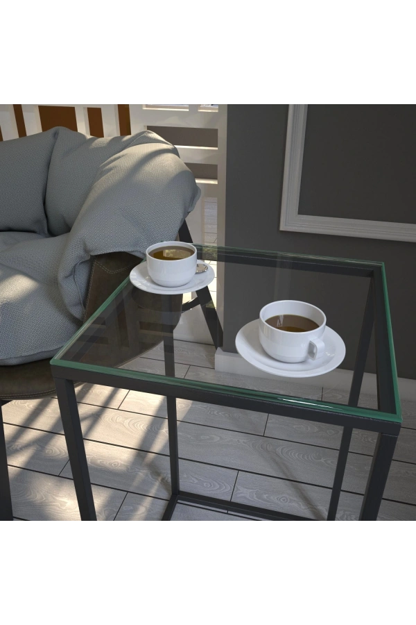 Pasific Home Pure Yan Cam Sehpa, Metal Yan Sehpa