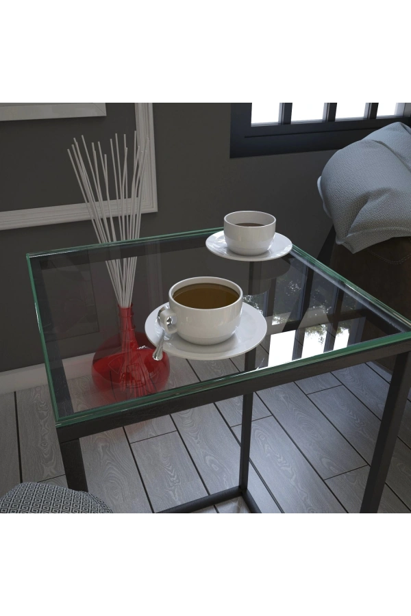 Pasific Home Pure Yan Cam Sehpa, Metal Yan Sehpa