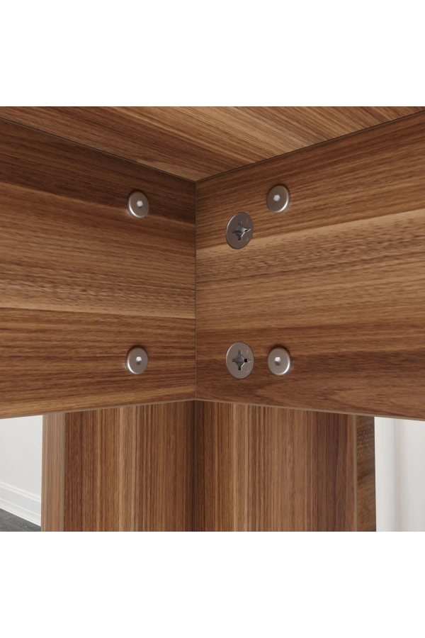 Pasific Home Single Mutfak Yemek Masası, 120x80 cm, Dikdörtgen, Ceviz