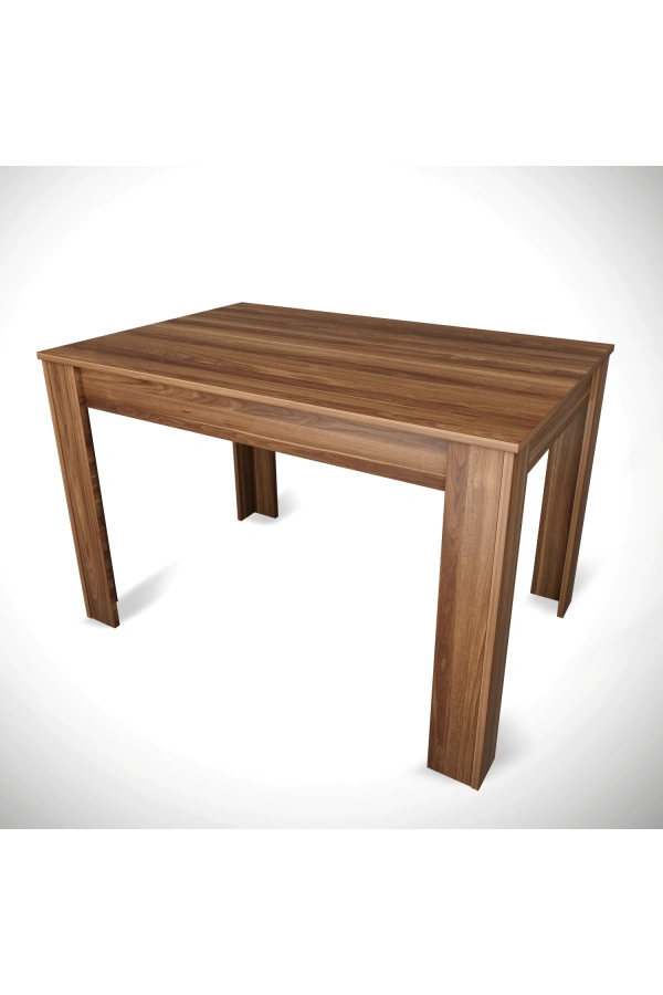 Pasific Home Single Mutfak Yemek Masası, 120x80 cm, Dikdörtgen, Ceviz