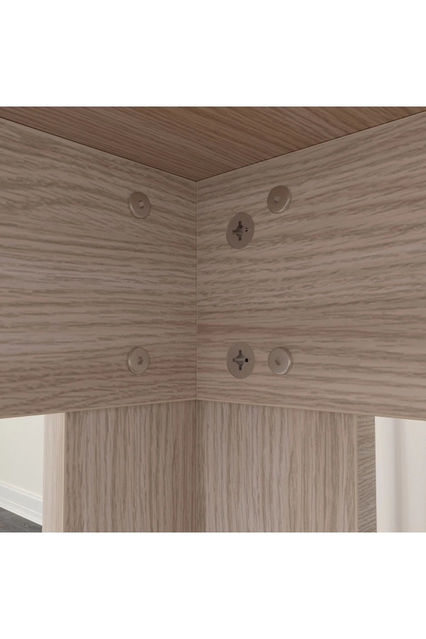 Pasific Home Single Mutfak Yemek Masası, 90x90 cm, Kare, Meşe