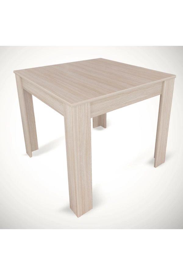 Pasific Home Single Mutfak Yemek Masası, 90x90 cm, Kare, Meşe