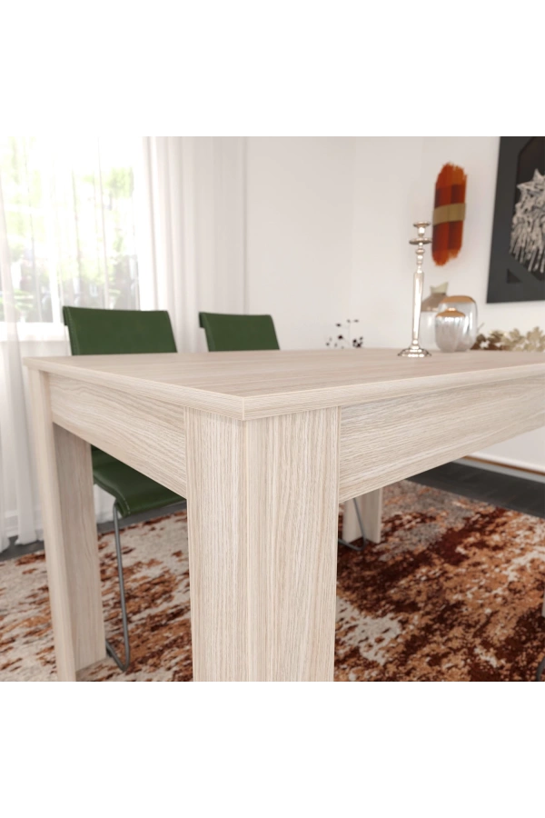 Pasific Home Single Mutfak Yemek Masası, 120 x80 cm, Dikdörtgen, Meşe