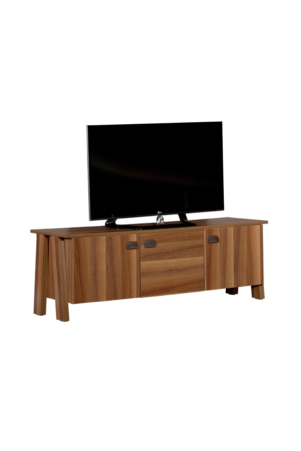 Pasific Home Story 3 Kapaklı Ayaklı Tv Ünitesi, Ceviz