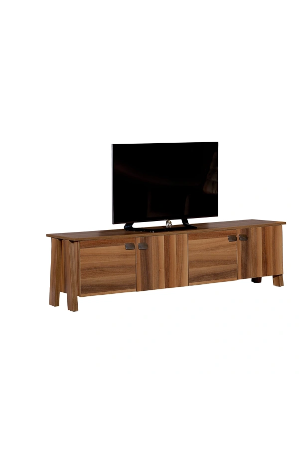 Pasific Home Story 4 Kapaklı Ayaklı Tv Ünitesi, Ceviz