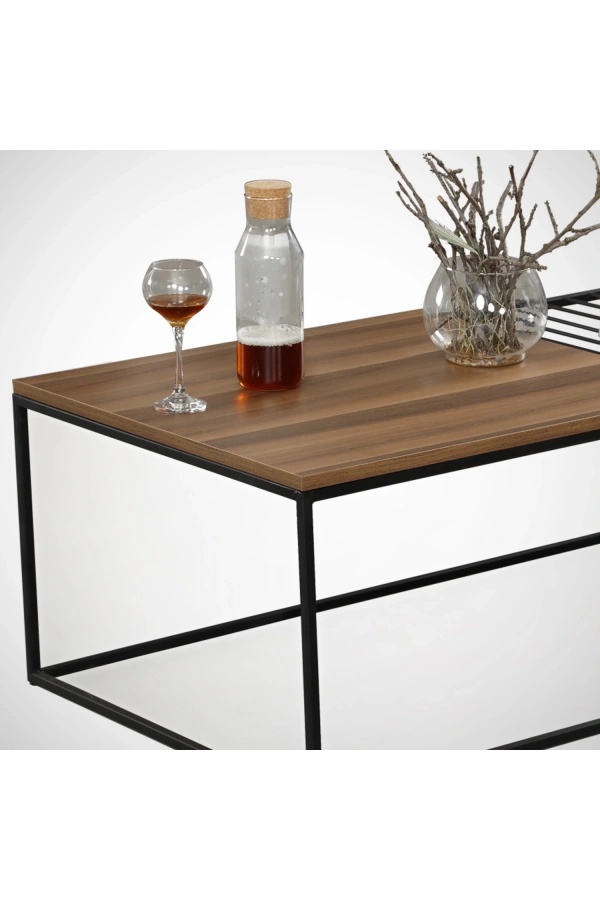 Pasific Home Zinus Metal Orta Sehpa, Ceviz