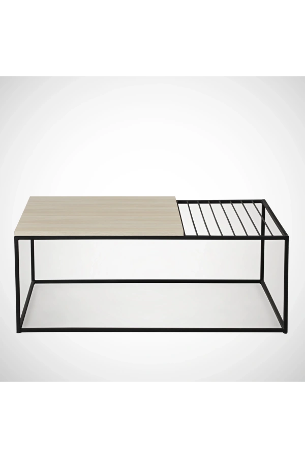 Pasific Home Zinus Metal Orta Sehpa, Meşe