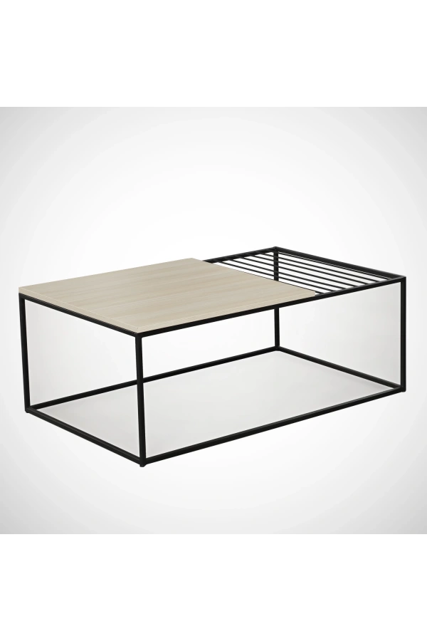 Pasific Home Zinus Metal Orta Sehpa, Meşe